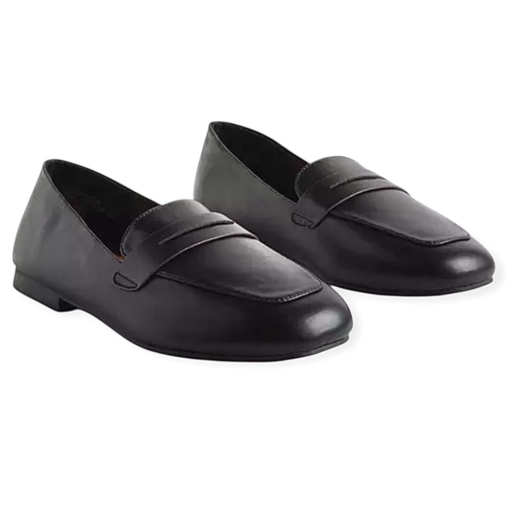 Torrid Square Toe Loafer Black 7 WW NWT